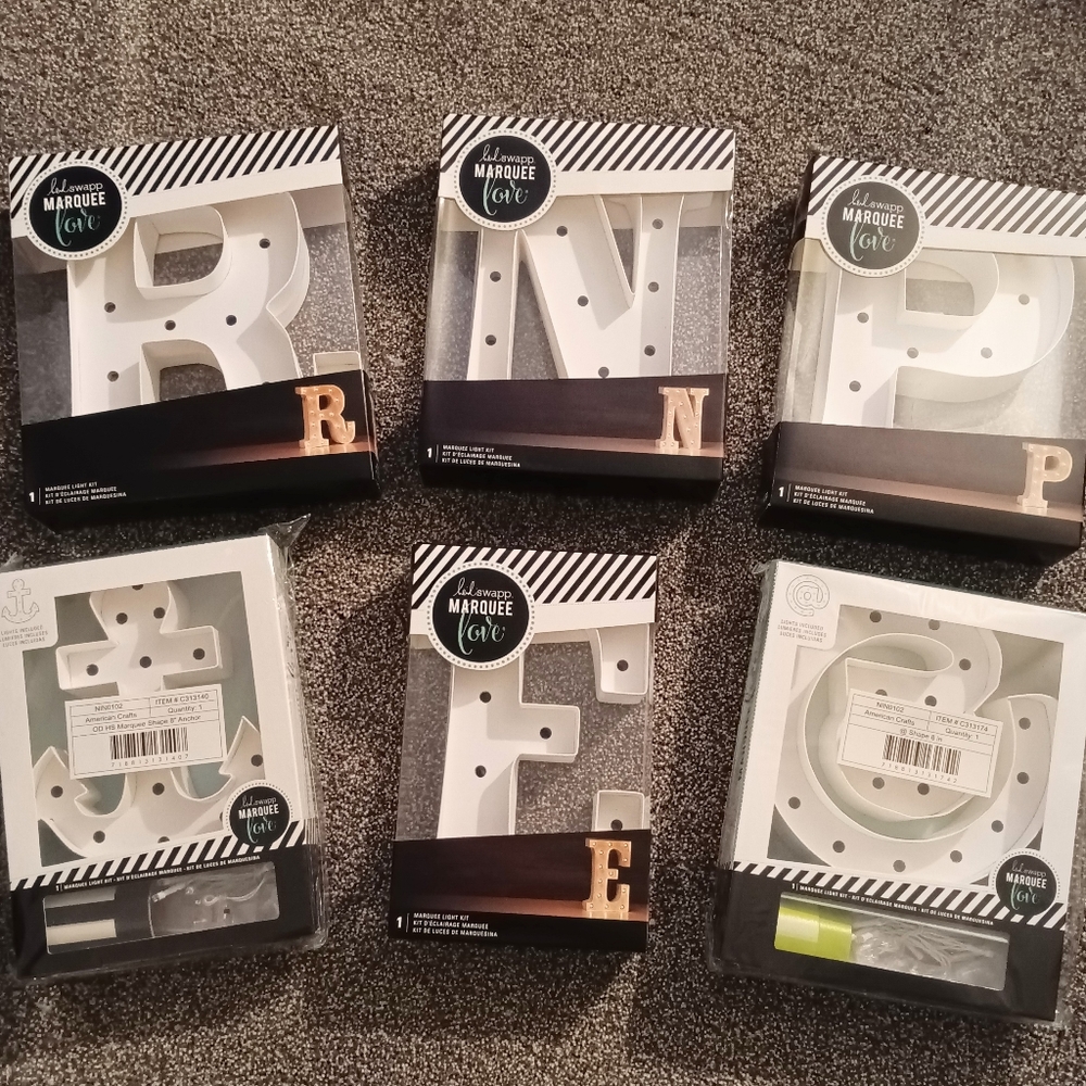 Marquee Letter Lot